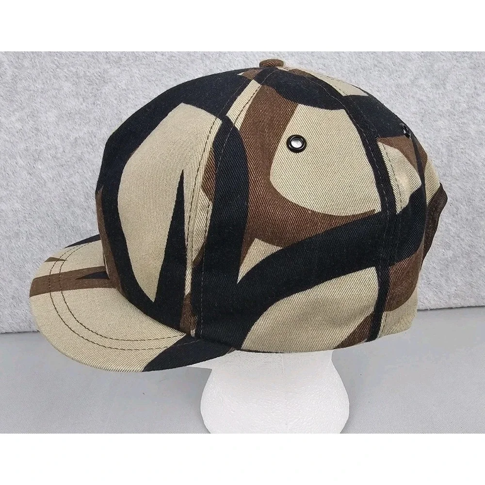 ASAT Camouflage Camo Snapback Hat Cap USA Made Short Brim Vintage